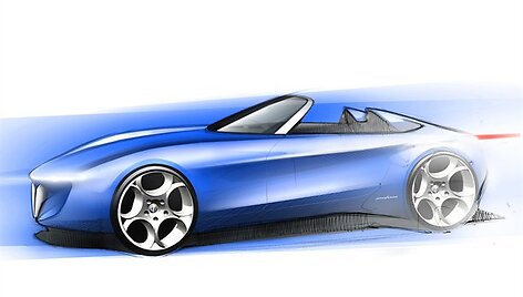 &bdquo;Pininfarina&ldquo; kuria naują &bdquo;Alfa Romeo&ldquo; kabrioleto koncepciją