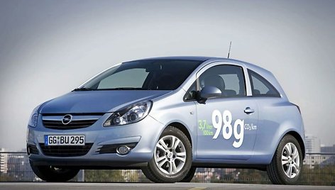 „Opel Corsa ecoFLEX“ – taupus mažylis