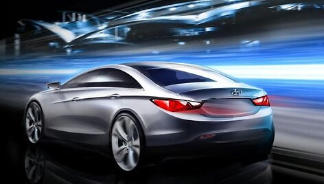 Naujasis &bdquo;Hyundai Sonata&ldquo; &ndash; nutekėjusios nuotraukos žada staigmeną