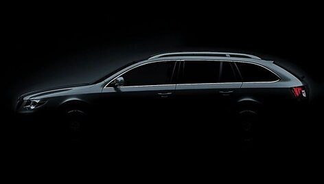 Naujasis &bdquo;&Scaron;koda Superb&ldquo; universalas &ndash; pirmoji užuomina