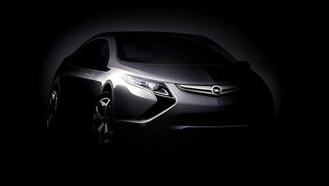 Hibridinis „Opel Ampera“ debiutuos Ženevoje