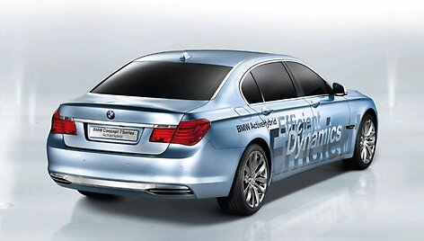 BMW gamins 7 ir X6 serijos hibridus