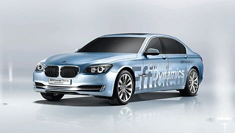 BMW gamins 7 ir X6 serijos hibridus