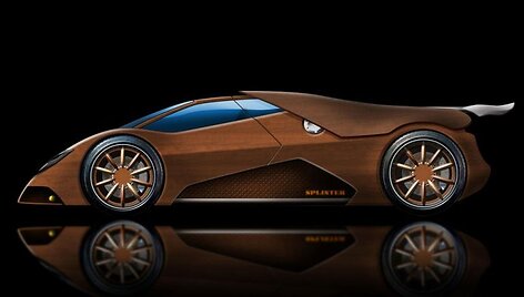 Ruo&scaron;iamas medinis superautomobilis &bdquo;Splinter&ldquo;