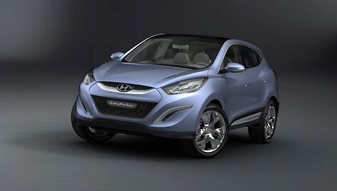 &bdquo;Hyundai ix-onic&ldquo; koncepcija virs serijiniu &bdquo;Hyundai iX35&ldquo;