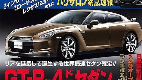 Nejaugi pasirodys „Nissan GT-R” sedanas?