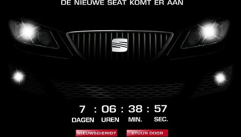Paleista &bdquo;Seat Exeo&ldquo; interneto svetainė