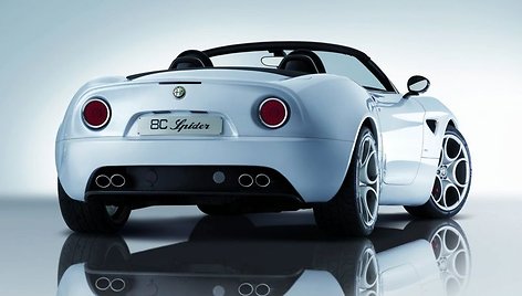 Ženeva 2008: „Alfa Romeo 8C Spider“ įsigyti galės tik 500 pirkėjų