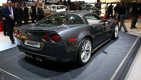 Ženeva 2008: „Chevrolet Corvette ZR1“ atvyko į Europą