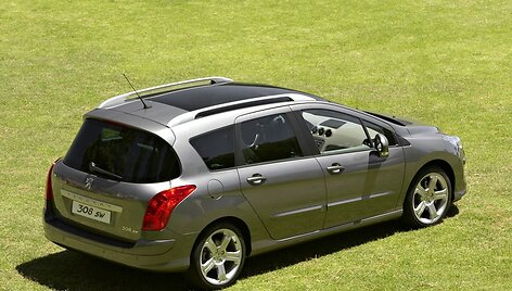 Ženeva 2008: naujasis &bdquo;Peugeot 308 SW&ldquo; &ndash; minivenų žudikas