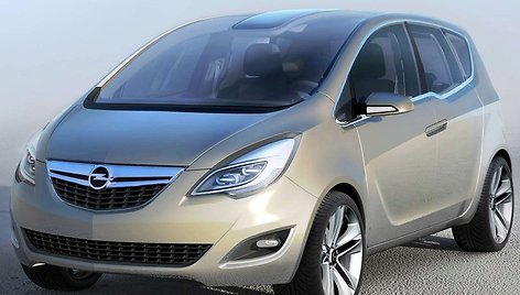 „Opel Meriva“ koncepcinio modelio nuotraukos