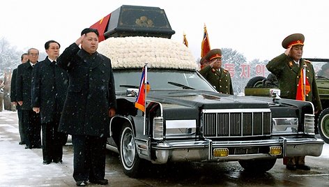 Kim Jong Ilo laidotuvių ceremonija