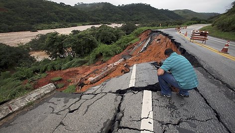 Žemės nuošliauža Brazilijoje