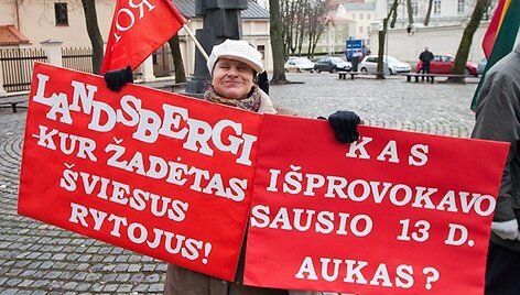 Mitingas prie konservatorių būstinės