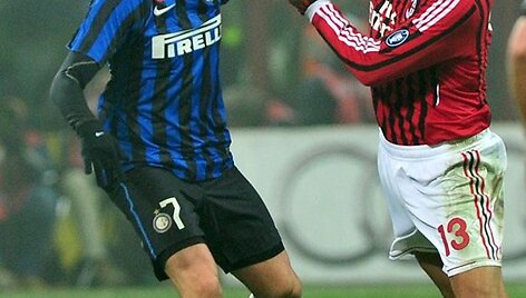 Giampaolo Pazzini (kairėje) ir Alessandro Nesta