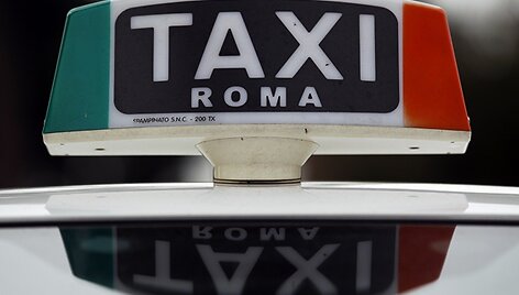 Taksi vairuotojų streikas Italijoje