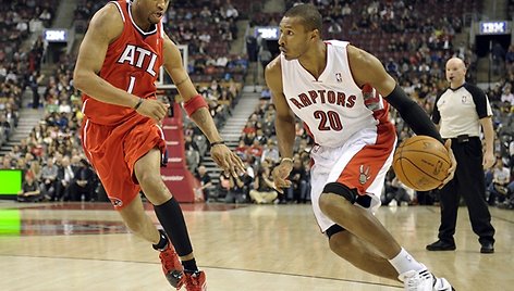 Tracy McGrady ir Leandro Barbosa