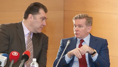 Arvydas Sabonis ir Audronius Ažubalis