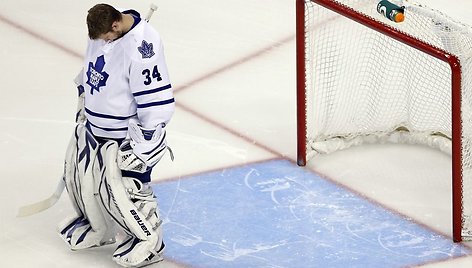 Toronto „Maple Leafs“ vartininkas Jamesas Reimeras