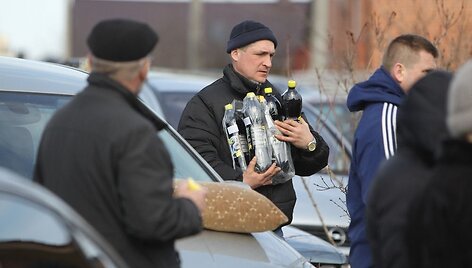 Prie Kedžių namo Garliavoje