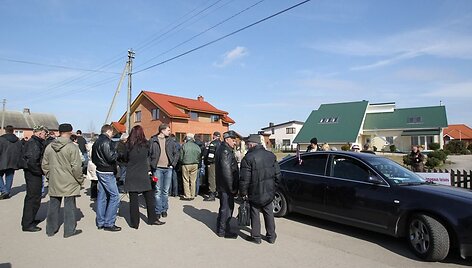Prie Kedžių namo Garliavoje