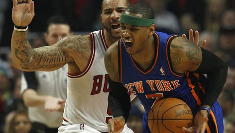 Carlosas Boozeris ir Carmelo Anthony