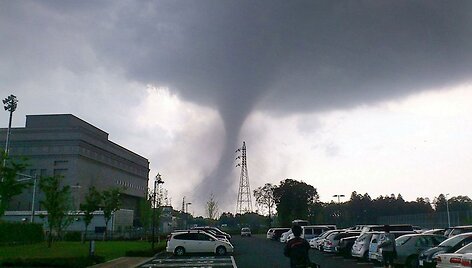 Tornado Tsukubos mieste