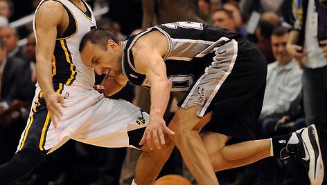 Devinas Harris ir Manu Ginobili