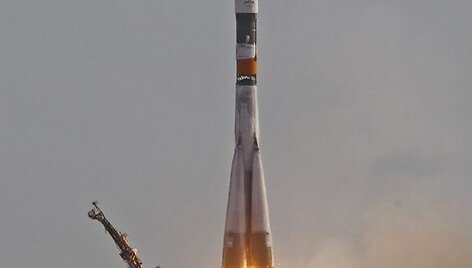 &bdquo;Sojuz FG&ldquo; raketos pakilimas