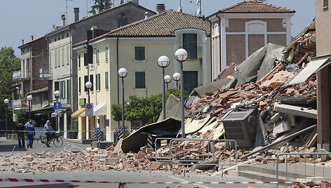 Žemės drebėjimo Italijoje padariniai