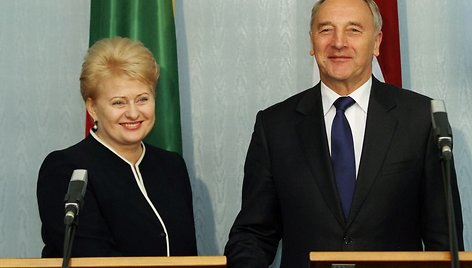 Dalia Grybauskaitė ir Andris Bėrzinis