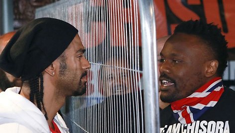 Davidas Haye ir Dereckas Chisora