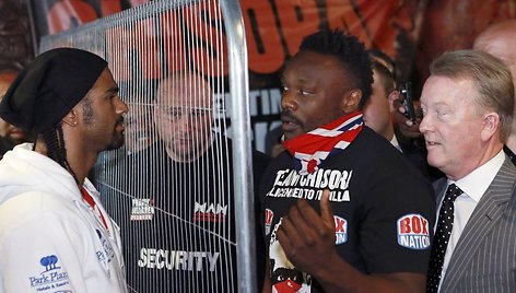 Davidas Haye ir Dereckas Chisora