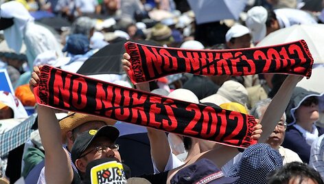 Protestas prie&scaron; branduolinę energetiką