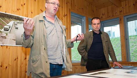 Neries uosto projekto pristatymo akimirka