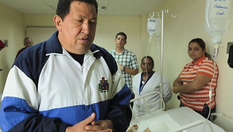Venesuelos prezidentas Hugo Chavezas Paraguanos ligoninėje