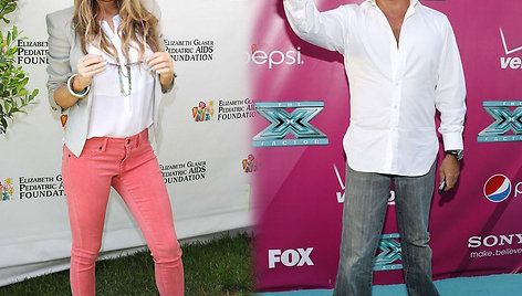 Carmen Electra ir Simonas Cowellas