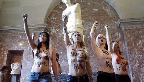 &bdquo;Femen&ldquo; aktyvisčių protestas