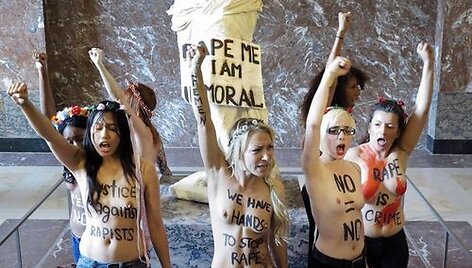 &bdquo;Femen&ldquo; aktyvisčių protestas