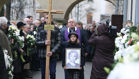 Laidotuvių akimirka