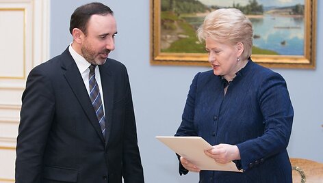Arūnas Gelūnas ir Dalia Grybauskaitė
