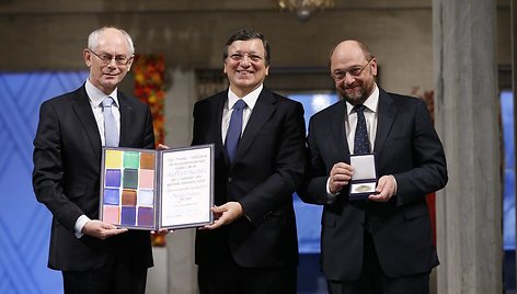 Hermanas van Rompuy, Jose Manueliui Barroso ir Martinas Schulzas