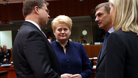 Dalia Grybauskaitė Europos Vadovų Tarybos posėdyje