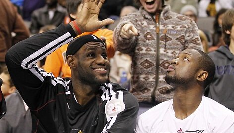 LeBronas Jamesas ir Dwyane'as Wade'as