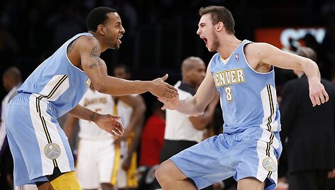 Andre Iguodala ir Danilo Gallinari