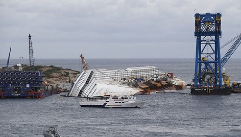 „Costa Concordia“ kruizinio laivo tragedijos metinių minėjimas