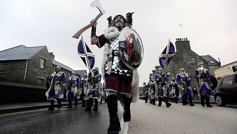 Vikingų festivalio akimirka