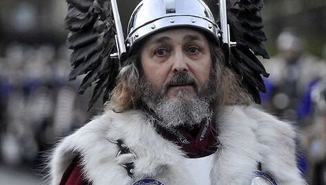 Vikingų festivalio akimirka