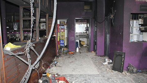 Gaisro nusiaubtas naktinis klubas