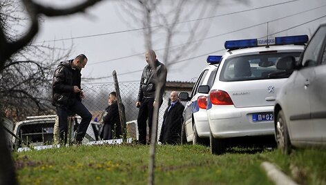 Policija įvykio vietoje